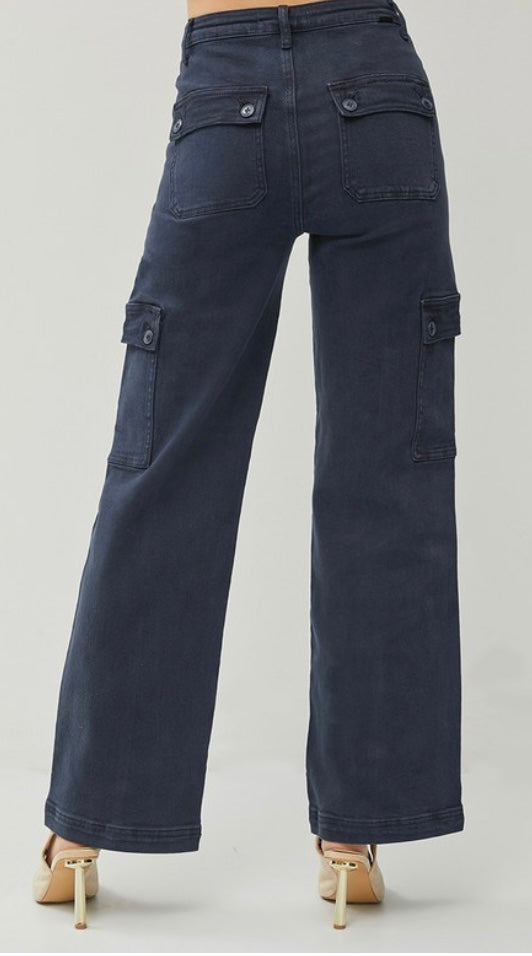 Navy Cargo Pants