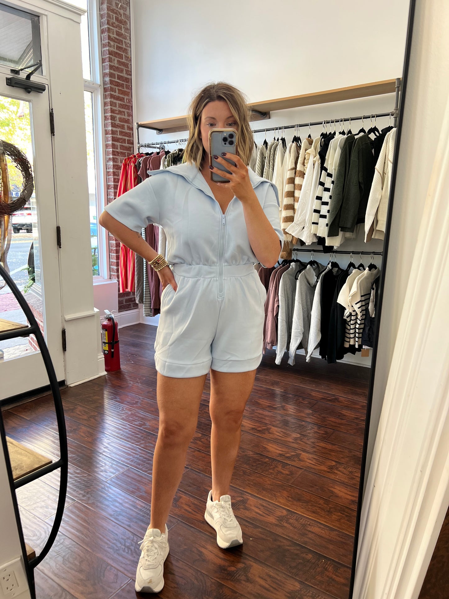 Baby Blue Romper