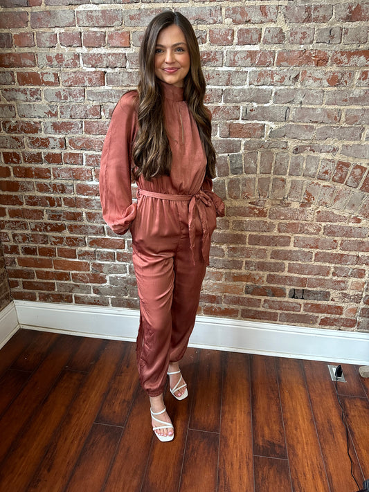 The Kamryn silk jumpsuit