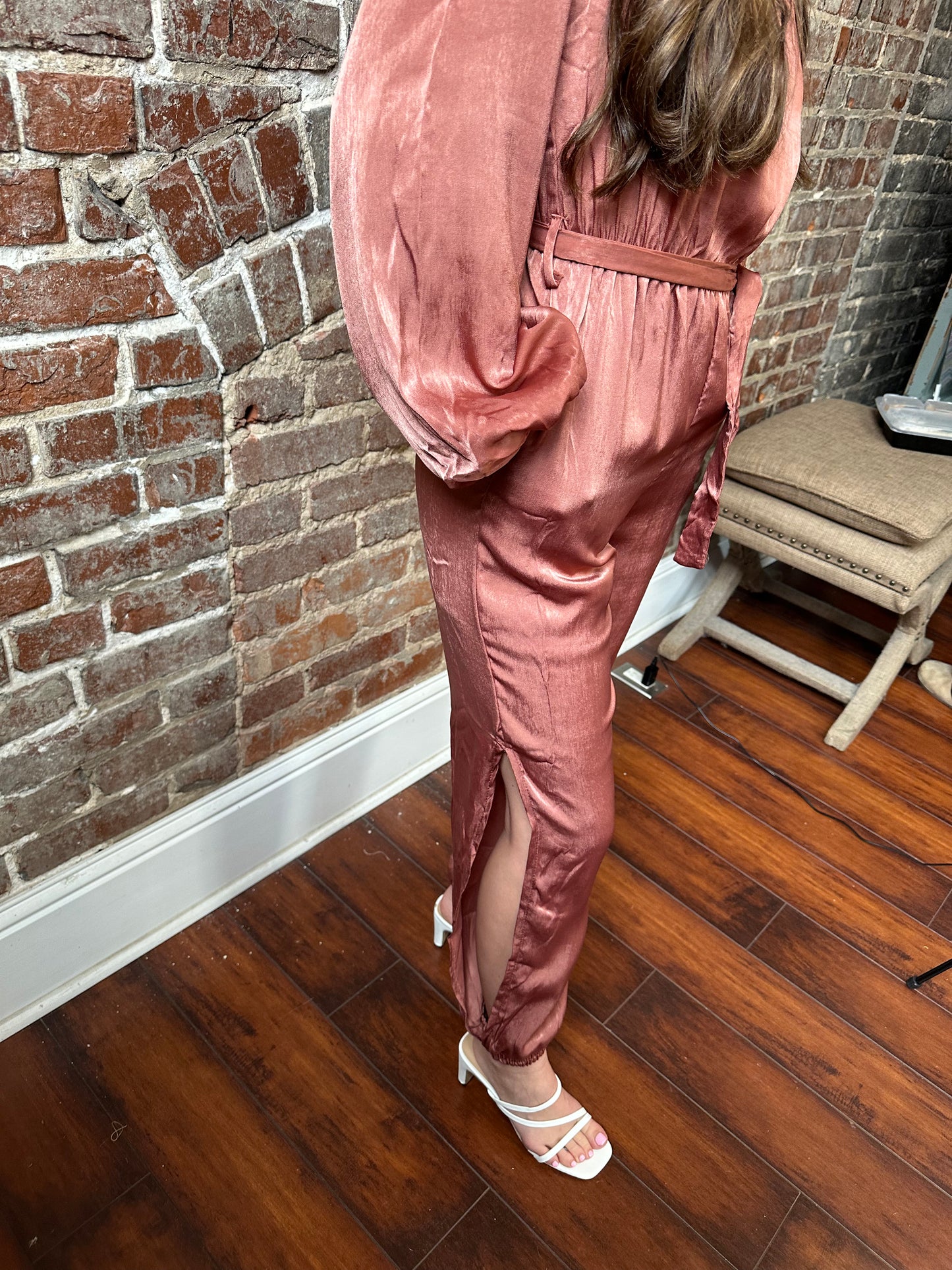 The Kamryn silk jumpsuit