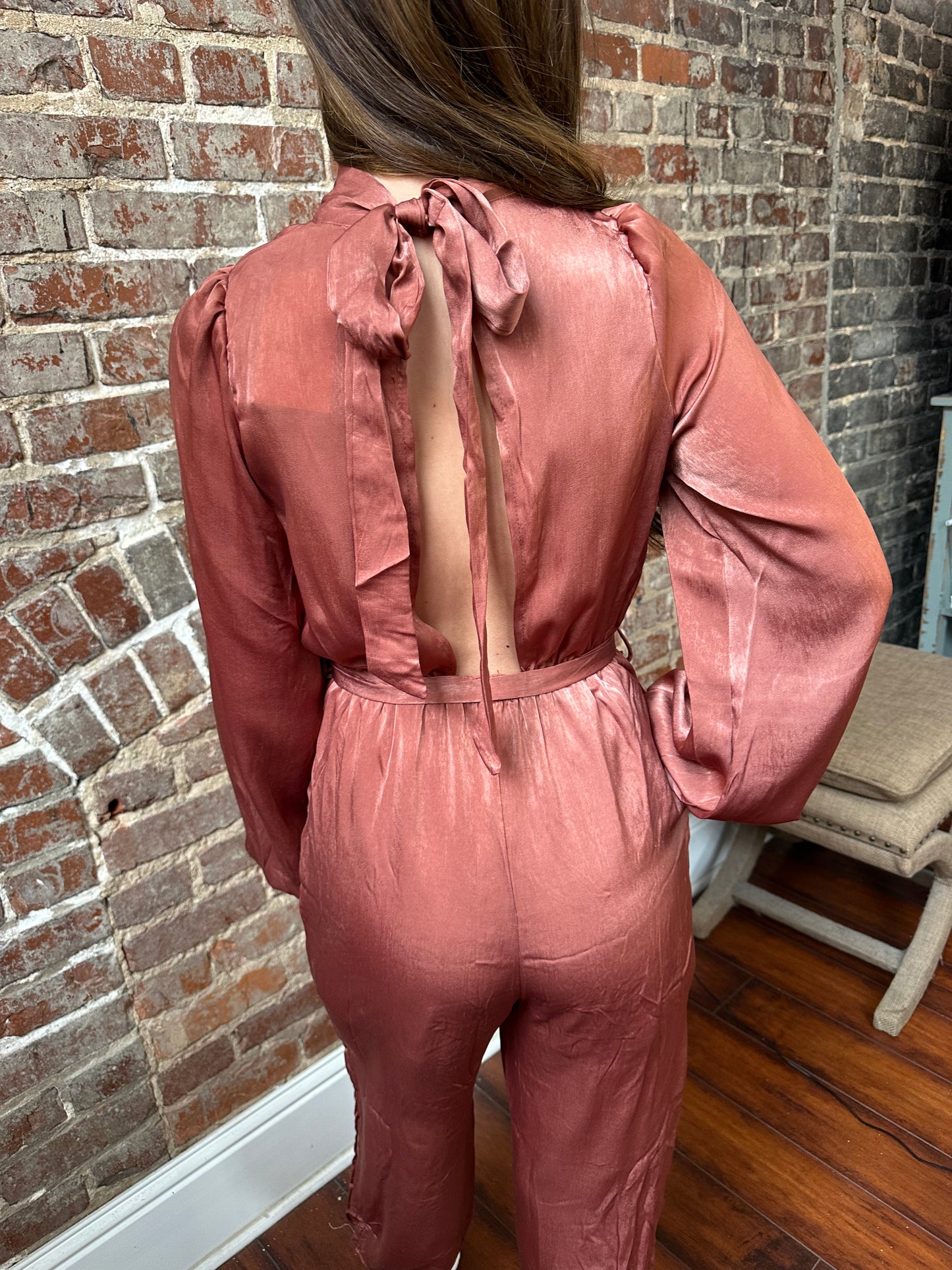 The Kamryn silk jumpsuit